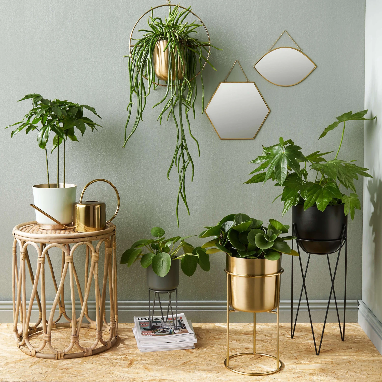 Spiegel Augenform L 27 X B 17cm CARAT In Gold 7 Spiegel Augenform L 27 X B 17cm CARAT In Gold – Bild 5