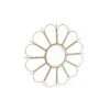 Spiegel Blume Ø26cm FIORE In Gold