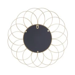 Spiegel Blume Ø42cm FIORE In Gold -Butlers butlers spiegel blume o42cm fiore in gold 2