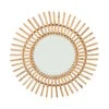 Spiegel Sonnenförmig Ø56cm COTTAGE In Natur
