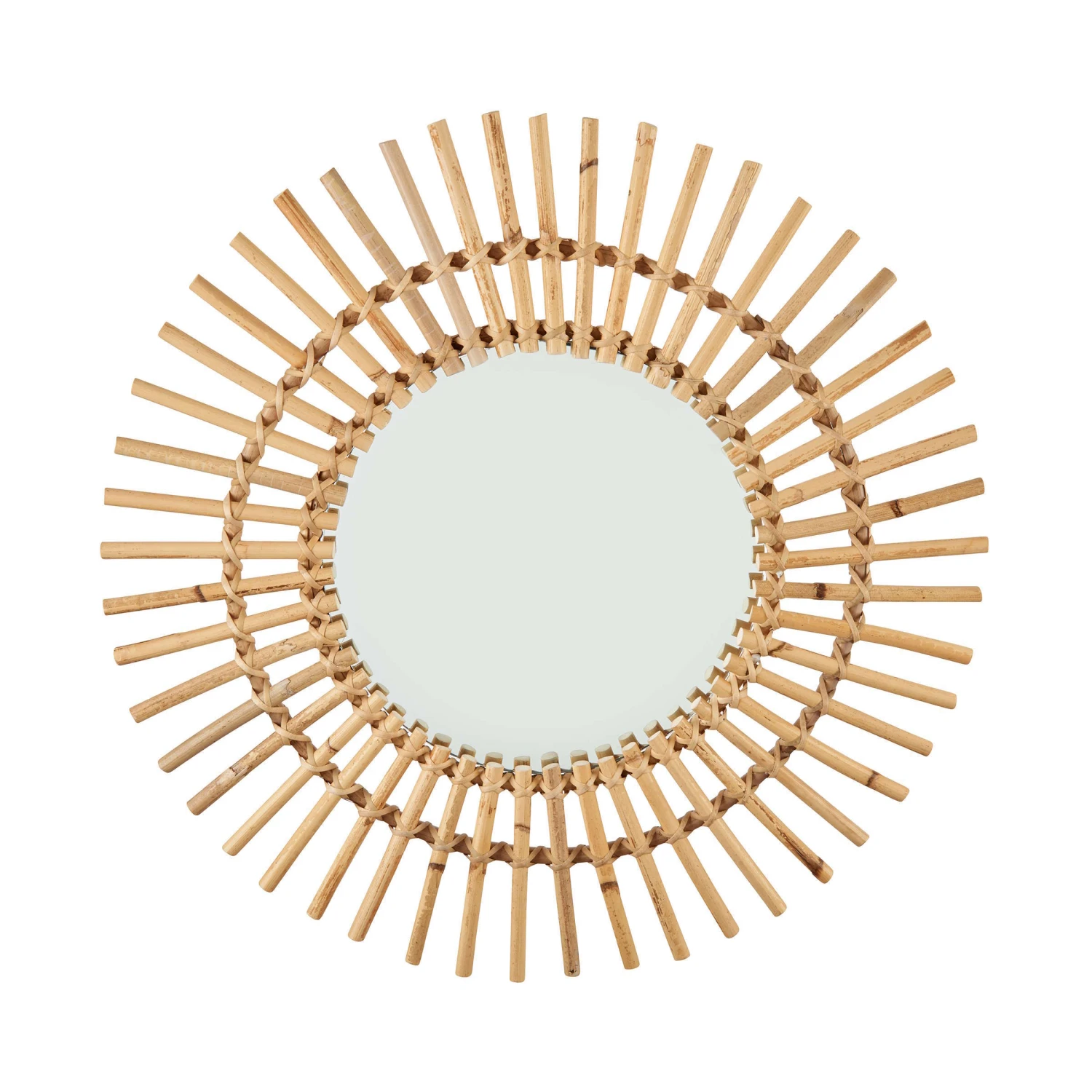 Spiegel Sonnenförmig Ø56cm COTTAGE In Natur 3 Spiegel Sonnenförmig Ø56cm COTTAGE In Natur