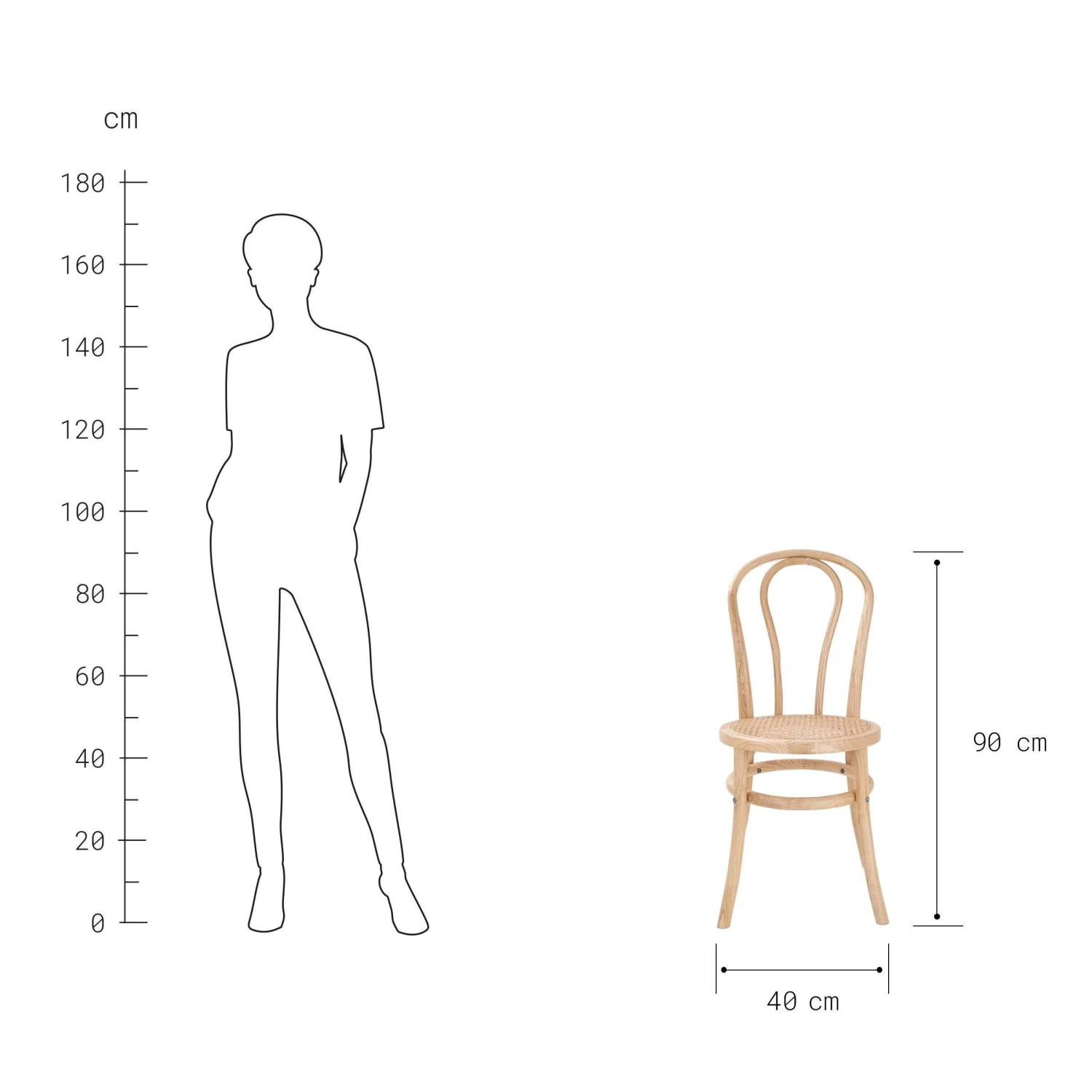 Stuhl 4er-Set WIENER MELANGE In Natur 6 Stuhl 4er-Set WIENER MELANGE In Natur – Bild 4