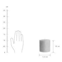 Stumpenkerze Höhe 10cm RUSTIC In Grau 7 Stumpenkerze Höhe 10cm RUSTIC In Grau -Butlers butlers stumpenkerze hohe 10cm rustic in grau 2