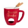 Tasse Mit 2 Gabeln CHOCOLATE FONDUE In Rot 1 Tasse Mit 2 Gabeln CHOCOLATE FONDUE In Rot -Butlers butlers tasse mit 2 gabeln chocolate fondue in rot