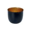 Teelichthalter Höhe 9cm DELIGHT In Schwarz-Gold 2 Teelichthalter Höhe 9cm DELIGHT In Schwarz-Gold -Butlers butlers teelichthalter hohe 9cm delight in schwarz gold