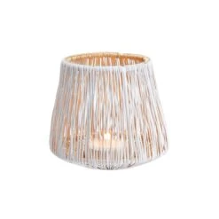 Teelichthalter Höhe 9cm YOKO In Weiß -Butlers butlers teelichthalter hohe 9cm yoko in weiss 1