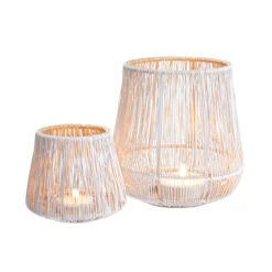 Teelichthalter Höhe 9cm YOKO In Weiß -Butlers butlers teelichthalter hohe 9cm yoko in weiss 4