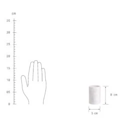 Teelichthalter-Set 3-tlg. MARBLE In Weiß -Butlers butlers teelichthalter set 3 tlg marble in weiss 4