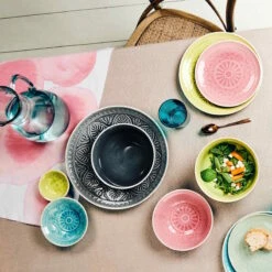 Teller Ø25cm SUMATRA In Hellgrün 13 Teller Ø25cm SUMATRA In Hellgrün -Butlers butlers teller o25cm sumatra in hellgrun 4