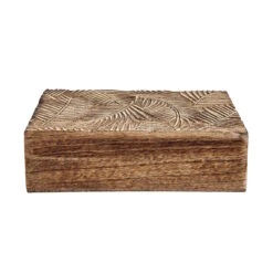 Truhe Mit Schnitzerei Rechteckig L 21 X B 13cm TREASURE In Hellbraun-Gold -Butlers butlers truhe mit schnitzerei rechteckig l 21 x b 13cm treasure in hellbraun gold 2