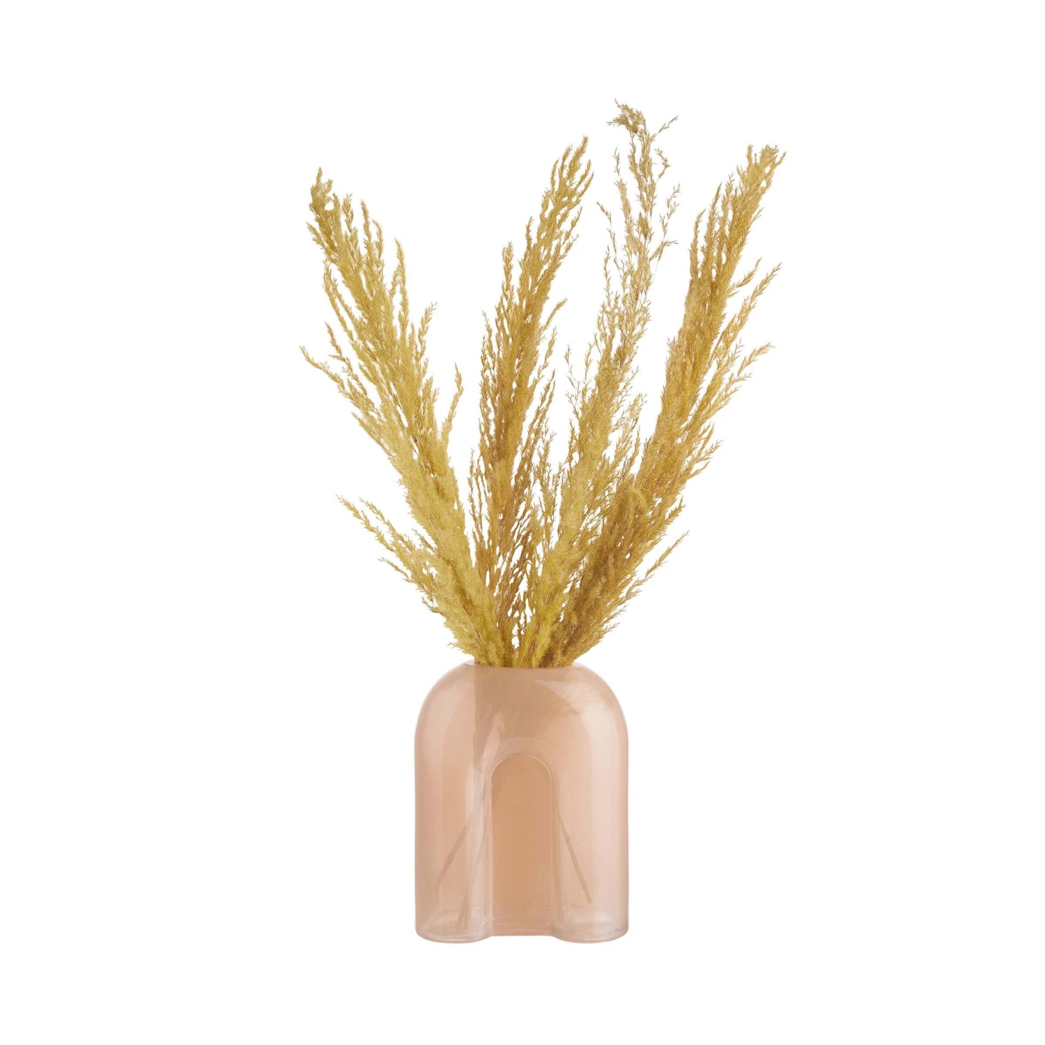 Vase Bogen Höhe 20cm SMOKY In Hellorange 5 Vase Bogen Höhe 20cm SMOKY In Hellorange – Bild 3