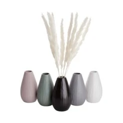 Vase Höhe 16cm RIFFLE In Rosa -Butlers butlers vase hohe 16cm riffle in rosa 3