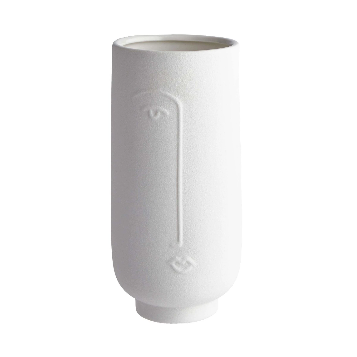 Vase Höhe 29cm LINE ART In Weiß 5 Vase Höhe 29cm LINE ART In Weiß – Bild 3