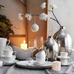 Vase Höhe 35 Cm INDIRA In Silber 12 Vase Höhe 35 Cm INDIRA In Silber -Butlers butlers vase hohe 35 cm indira in silber 2