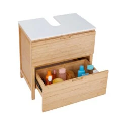 Waschbeckenunterschrank Mit Schublade WHITE SANDS In Natur-Weiß -Butlers butlers waschbeckenunterschrank mit schublade white sands in natur weiss 15