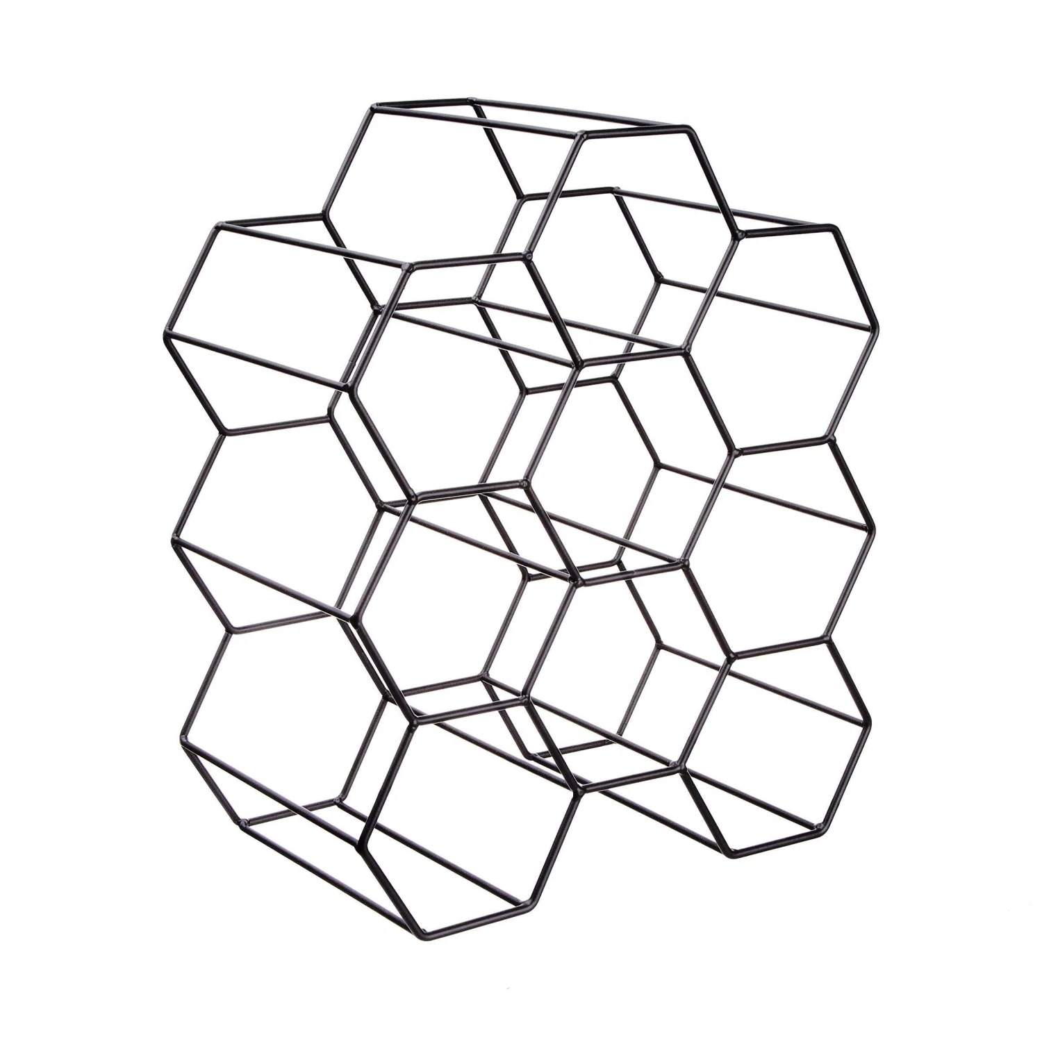 Weinregal Für 9 Flaschen L 36 X H 30cm CUBICLE In Schwarz 8 Weinregal Für 9 Flaschen L 36 X H 30cm CUBICLE In Schwarz – Bild 6